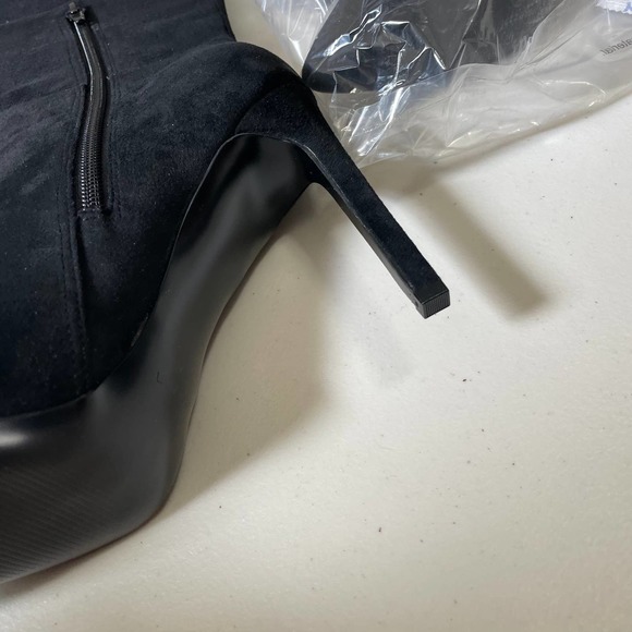 Nine West Teleena Women's Boot (Black - Size 9 - FAUX Suede) - Picture 8 of 13